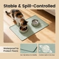 thumbnail image 4 of Tapete para comida de perro OHMO de silicona impermeable 48 x 30 cm, 4 of 9