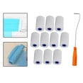 thumbnail image 4 of stanreset 10x Mini Paint Roller Set Handle Kit polyester roller DIY Painting for Door Office 2 inches, 4 of 9
