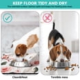 thumbnail image 4 of Romantic Rose Extra Large Floral Dog Bowl Mat - Peony Pattern Pet Food Mat, Absorbent & Waterproof, 4 of 5