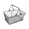 thumbnail image 4 of Shopping Basket Iron Grocery Tote Large Capacity Metal Construction for Supermarket Retail Store Consumers, 4 of 9