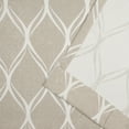 thumbnail image 5 of Nicole Miller Circuit Room Darkening Blackout Hidden Tab/Rod Pocket Top Curtain Panel Pair, 52"x96", Linen, 5 of 7