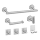 thumbnail image 1 of Juego De Accesorios De Baño Juegos De Toalleros 7pzs Plata Malubero Malu1871, 1 of 3