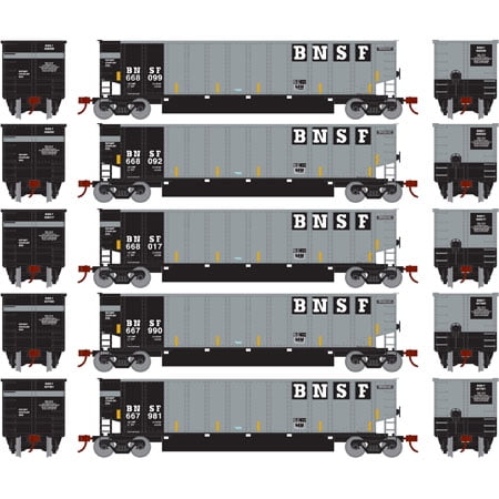 - Athearn 24981 N Burlington Northern Santa Fe Bethgon Coalporter with Load #1 (5)
