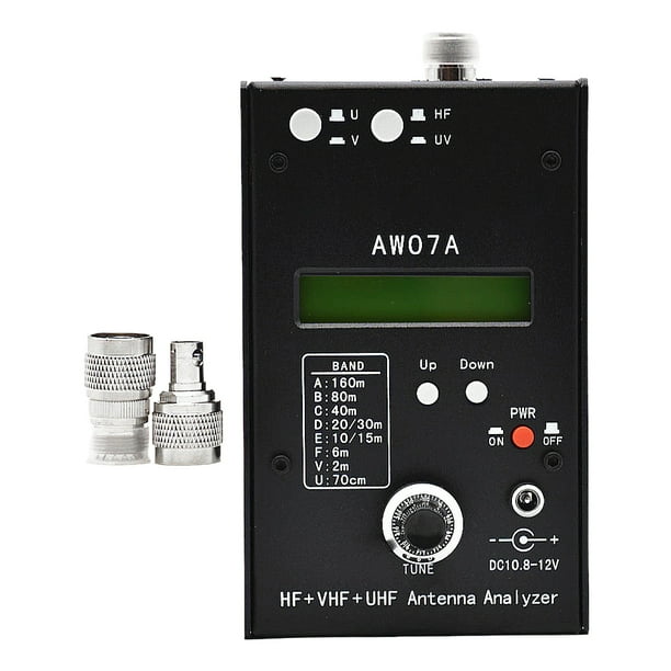 Analizador de antena Likrtyny HF/VHF/UHF AW07A 1 5-490MHZ 160 M HF +UV SWR