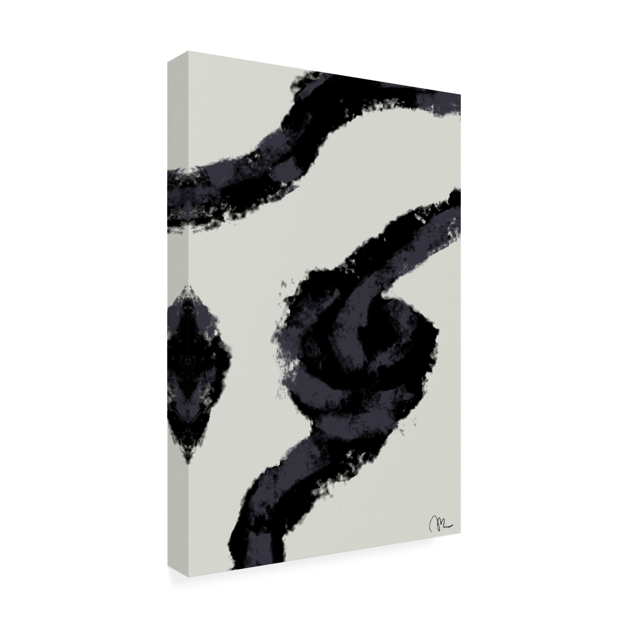 Canvas Wall Art - Pictufy Studio Ii 'Rope' Wall Art for Living Room, Bedroom, or Office Décor by Trademark Fine Art - 12 x 19 Inches