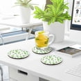 thumbnail image 7 of FREEAMG Round Coasters Set of 4, Cactus Absorbent Coasters for Drinks,Cork Base,Cup Tabletop Protection Mat, 7 of 7
