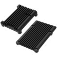 thumbnail image 3 of Carcasa de aleación de aluminio, ventiladores duales de disipación de calor para Raspberry Pi 2B/3B/3B+/4B, 3 of 8
