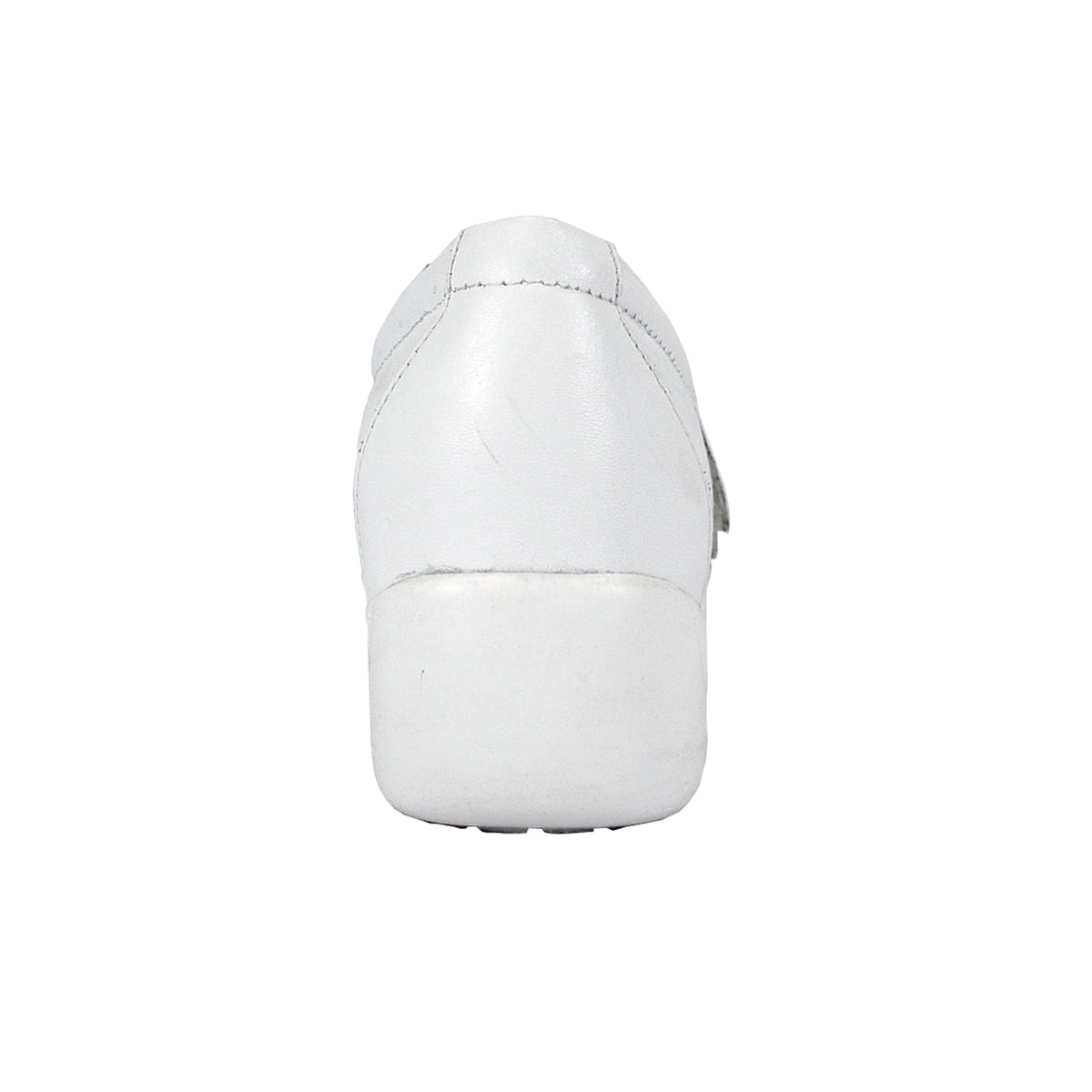 24 HOUR COMFORT Audrey Wide Width Comfort Shoes For Work and Casual Attire WHITE 7