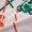 Green Orange White, variant on Homewish Retro Dahlia Black Out Curtains,Geometric Striped Curtains Pack of 2 (42x63 Each),White Blue Brown Bedroom Curtains For Men Women,Breathable Home Decor