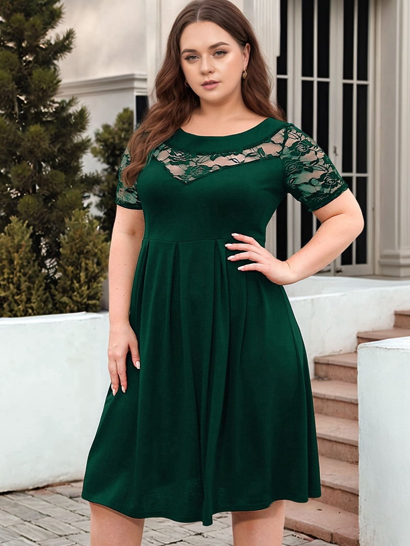 plus size green dress with sleeves Sweetheart Neck Long Sleeve Ribbed Matcha / 3XL Opaque Stretch 1970s Green Fringe Sleeve Maxi