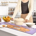 thumbnail image 2 of FREEAMG Pumpkin Cat Cute Long Trivet Table Runner Non-Slip Heat Resistant Table Protector Waterproof Easy to Clean Halloween Ghost Hot Pads Pot Holder Table Mats, 2 of 7