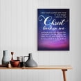 thumbnail image 4 of Galatians 2:20 Wall Art Canvas,Bible Verse Christian Canvas Painting Wall Decor for Christian Home Office Bedroom, 4 of 6