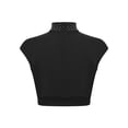 thumbnail image 6 of CHICTRY Kids Girls 2pcs Dance Outfit Racer Back Crop Top with Shorts Clothing Sets for Sport Black 14, 6 of 7