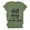 A-Green515, variant on Women's Softball Slogan Printed T-Shirt Crewneck Short-Sleeve Game Day Casual Tees