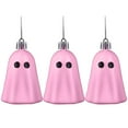 thumbnail image 6 of AUHomi 1 PC Halloween Hanging Ornament, Cute Ghost Decoration, Halloween Tree Decoration, Plastic Decorative Mini Ghost Ornament for Christmas Home Tree Party Supplies (Light Pink), 6 of 9