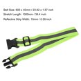 thumbnail image 2 of Uxcell Reflective Belt Bands 24x1.6 Inch Strip High Visibility Reflective Running Gear for Cycling Walking Green, 2 of 5