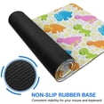 thumbnail image 6 of Long Mouse Pads for Desk,Colorful Cartoon Dinosaur Pattern Desk Mats on Top Of Desks, Desk Mouse Pad Extra Large with 3mm Non-Slip Base and Stitched Edge for Gaming,Office,Work,Home 31.5"x11.8", 6 of 6