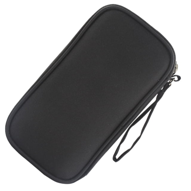Organizador electrónico, bolsa organizadora de cables de viaje, estuche para accesorios electrónicos, portátil, impermeable, color negro.
