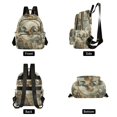 thumbnail image 2 of JIALIOU Mini Backpack Purse for Women Quilted Casual Daypack Small Travel Shoulder Bag, Eagle Clouds Feather, 2 of 7