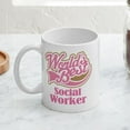 thumbnail image 3 of CafePress - Social Worker Gift Mug - 11 oz Ceramic Mug - Novelty Coffee Tea Cup, 3 of 3
