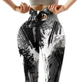 thumbnail image 1 of Gibobby Pantalones mujer Pantalones Strethcy Cintura Impresión Yoga Fitness Leggings Stretch Mujer Pantalones altos(Gris， XL), 1 of 4