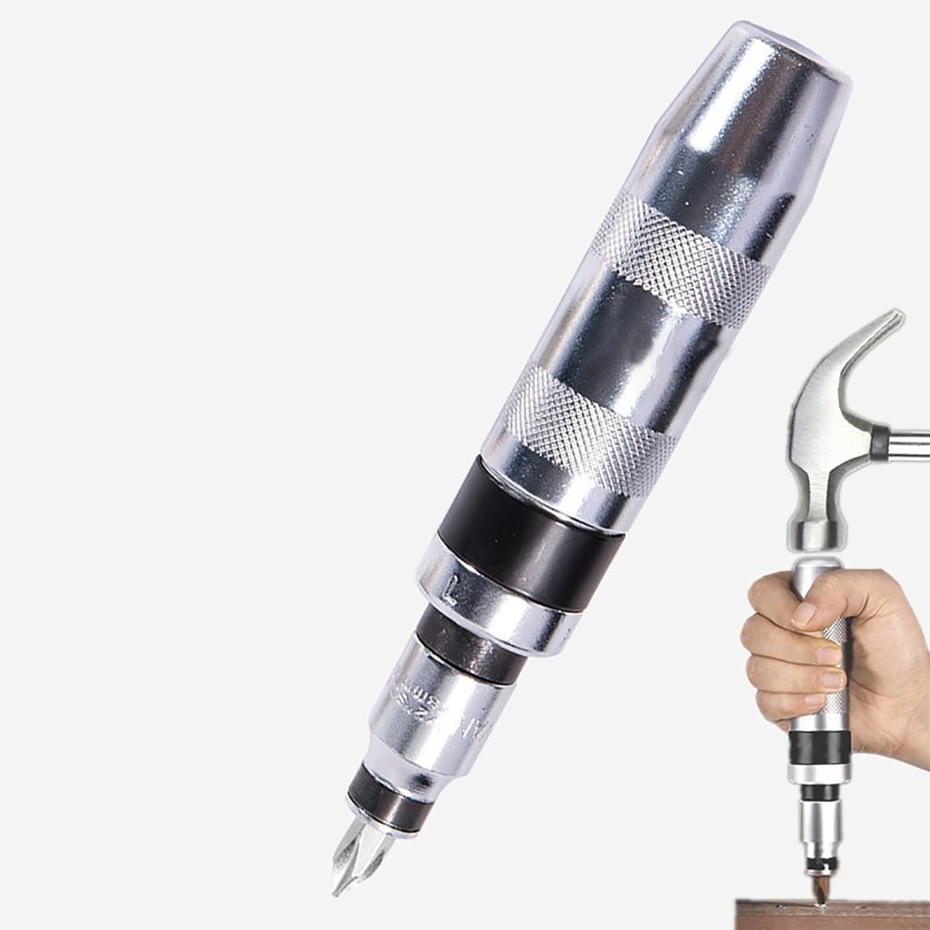 MOMOJIA Multifunctional Metal Shock Screwdriver Set Cross Slotted Screwdriver Bit Hardened Chrome Vanadium Steel Construction