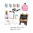 thumbnail image 4 of Miangastore 1 Set of Adorable School Bag Model Interesting Miniature Pencils Lovely Fake Learning Tools, 4 of 8