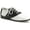 White/Black, variant on Womens Halloween Flat Black And White Saddle Shoes size 7