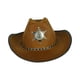thumbnail image 3 of Sombrero de vaquero occidental, sombrero para el sol con ala ancha enrollable, sombrero de vaquera de moda para rendimiento Café, 3 of 9