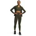thumbnail image 3 of Women's Under Armour Motion High-Waisted 7/8 Ankle Leggings Color: Ether Blue Size: SMALL, 3 of 4