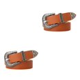 thumbnail image 2 of Guardoinrt Ceintures en Faux Cuir avec Boucle Sculptée pour Femmes Jeans Robe Type A 2Set, 2 of 6
