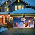 thumbnail image 2 of Virelaxpo Large Christmas Garage Door Cover Banner with Festive Design,for Outdoor Holiday Decoration and Door Photography Backdrop,Easy Installation without Tools, 2 of 8