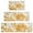 Pioneer Flower Floral-1, variant on Pioneer Flower Floral Print Pattern Kitchen Rugs Sets Of 3,Kitchen Runner Rugs Non Skid Washable,Decorative Kitchen Floor Mats for Kitchen,Sink,Laundry,17"x30" 17"x47" 17"x59"