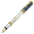 thumbnail image 2 of Xezo Xezo Maestro® 18K Gold Plated Fountain Pen (Medium Nib) - Oceanic White Mother of Pearl  Paua Abalone, 2 of 7