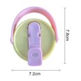 thumbnail image 6 of sunsanly Plastic Cup Lid with Straw Hole for 30 Oz Tumbler Colorful Reusable Spill Proof Cup Cover Iced Drinks Coffee Water Lid for Drinking Utensils, 6 of 7