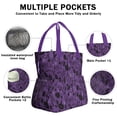 thumbnail image 3 of Halloween Witchy Elements Pattern Drawstring Lunch Bag Women - Drawstring Lunch Bag Insulated for Work Office - Stain-Resistant Large Lunchbags for Women with Multi-Pockets, 3 of 6
