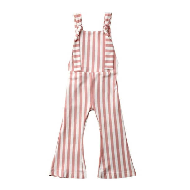 Pink bell shop bottom jumpsuit
