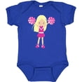 thumbnail image 3 of Inktastic Cheerleaders, Cute Girl, Blonde Hair, Cheerleading Girls Baby Bodysuit, 3 of 5