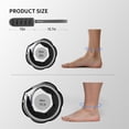 thumbnail image 6 of PROIRON Adjustable Ankle Weights set of 2, PU leather, 1-5lb per leg, Comfortable, Night-Safe Reflectivity, Black, 6 of 8