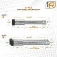 thumbnail image 2 of InfiniteRule Security 61652 | 3 Pack Mixed 2.5, Keyed Alike, Hitch Locks for Bulletproof 2.0", 2.5", & 3.0" Drop Hitch - Includes Lock for 2.5" Receiver, 2 of 4