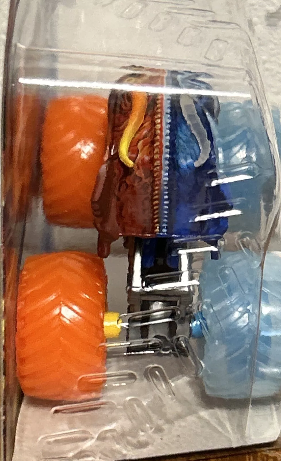 Monster Jam, Fire & Ice Dragon Monster Truck, Die-Cast Vehicle, Walmart Exclusive, 1:64 Scale