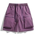 thumbnail image 5 of RFQWOVSR Mens Shorts Lightweight Loose Fit Cargo Shorts Athletic Casual 5 Inch Inseam Utility Pocket Outdoor Shorts XL, 5 of 5