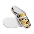 thumbnail image 3 of Fotbe Sea Shell Pattern Women's Fuzzy Curly Fur Memory Foam Loafer Slippers Indoor Outdoor Slippers Winter Home Shoes-42/43, 3 of 7