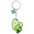 thumbnail image 1 of KAKOWELY Llavero pequeño de San Patricio para bolso, llavero colgante, decoración para monedero, llavero con forma de corazón., 1 of 5