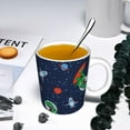 thumbnail image 5 of Yiaed Dinosaur Astronaut Print Ceramics Coffee,Large Handle Design,Extra Large Tea and Coffee Cup for Office and Home Mugs, 5 of 6