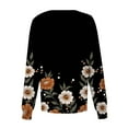thumbnail image 3 of Women’s Long Sleeve Button Down Cardigan Lightweight Casual Leaf Print Sweater Top for Spring and Fall Stylish Outfits, 3 of 3