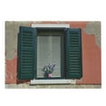 thumbnail image 1 of Country Cutting Board, Old Italian Stone House with Medieval Style Shutters Image of Colorful Flowers, Decorative Tempered Glass Cutting and Serving Board, Large Size, Green Grey Red, by Ambesonne, 1 of 1