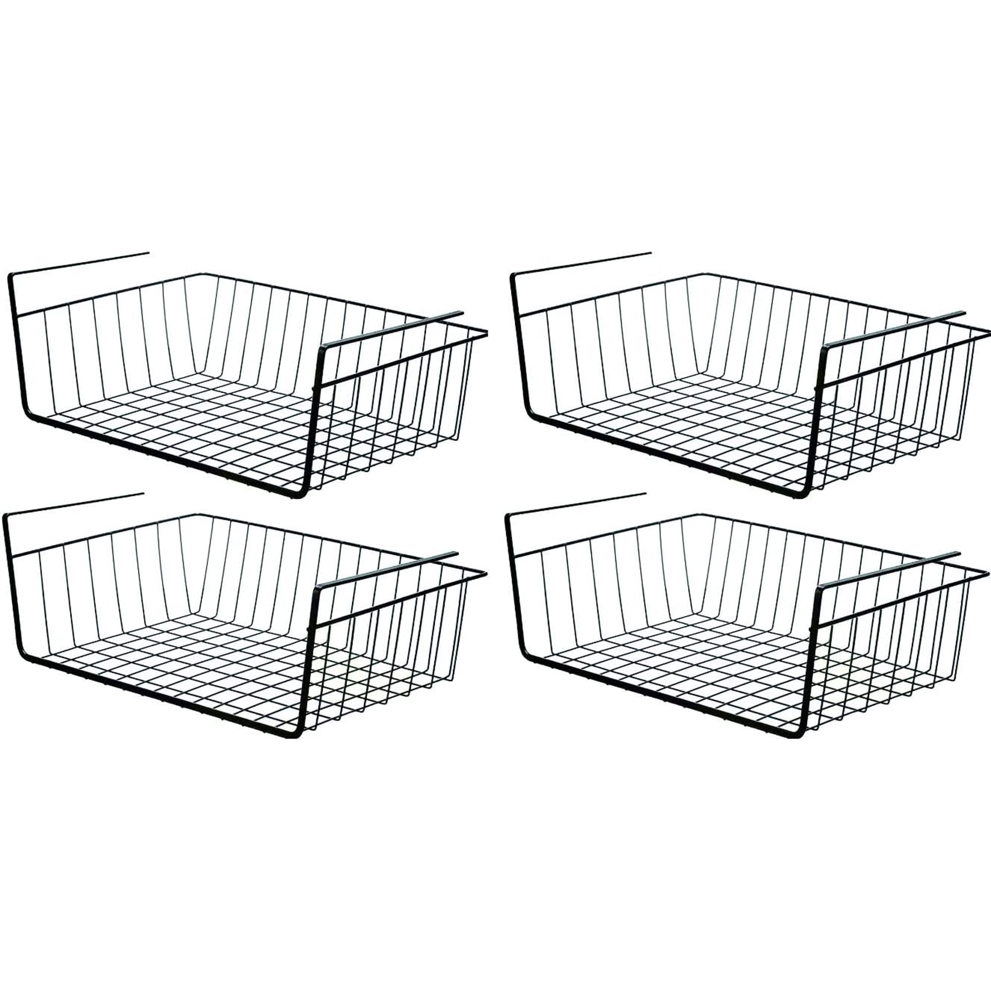 TRIANU Black Wire Under Baskets 4 Pack Measures 10.82*9.84*5
