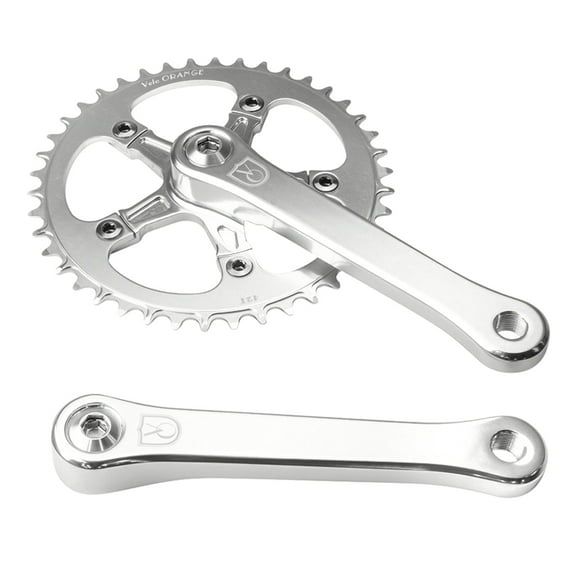 Velo Orange 1-Speed Crankset 165mm 42t 110 BCD Aluminum Silver