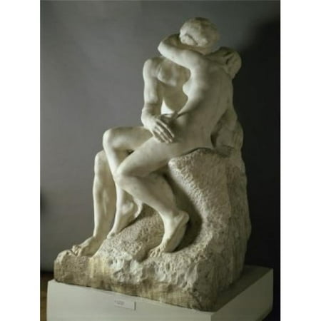 The Kiss 1886 Auguste Rodin 1840-1917 French Marble Musee Rodin Paris France Poster Print 24 x 36 - Large